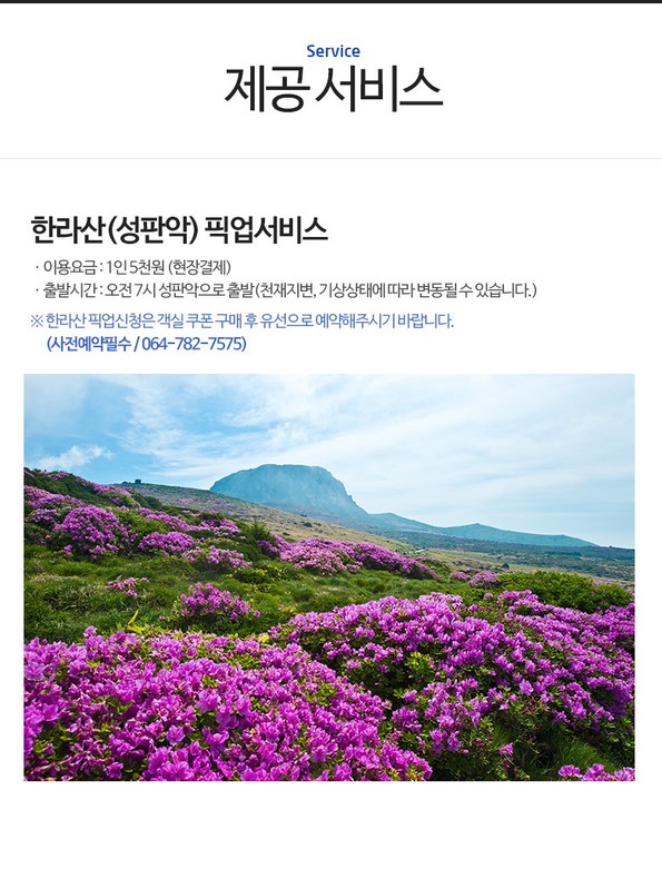 쿠팡 모바일 [제주시] 샘터휴양펜션 - 성판악픽업 가능